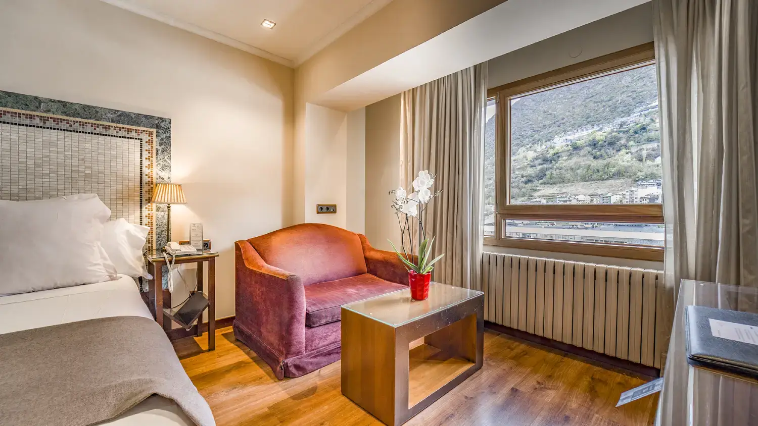 superior room plaza views - roc blanc hotel & spa andorra