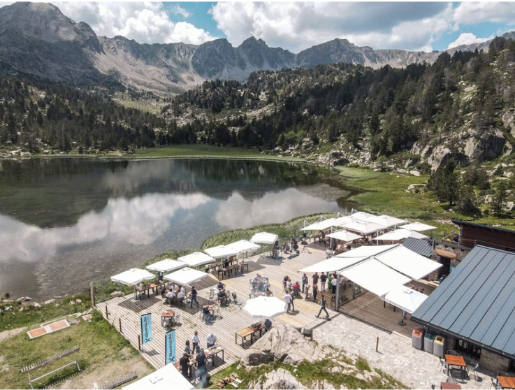 Las mejores terrazas en Andorra Refugio del Llac de Pessons